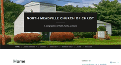 Desktop Screenshot of churchofchristatmeadville.org